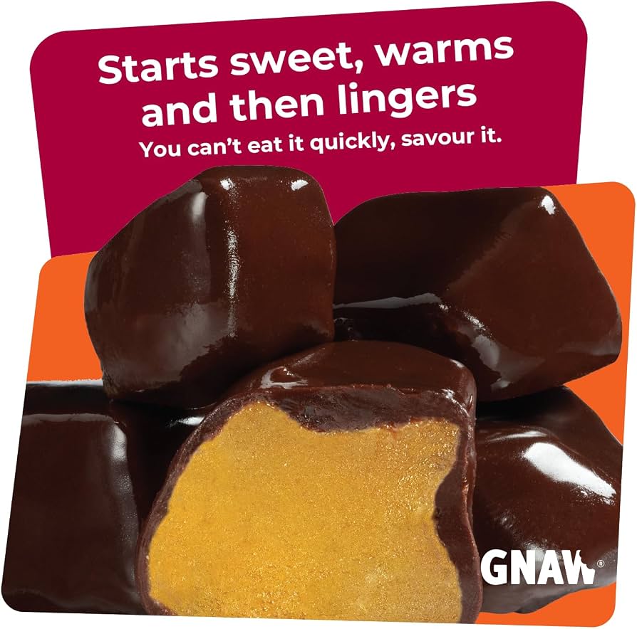 GNAW - 70% Dark Chocolate Ginger Bites