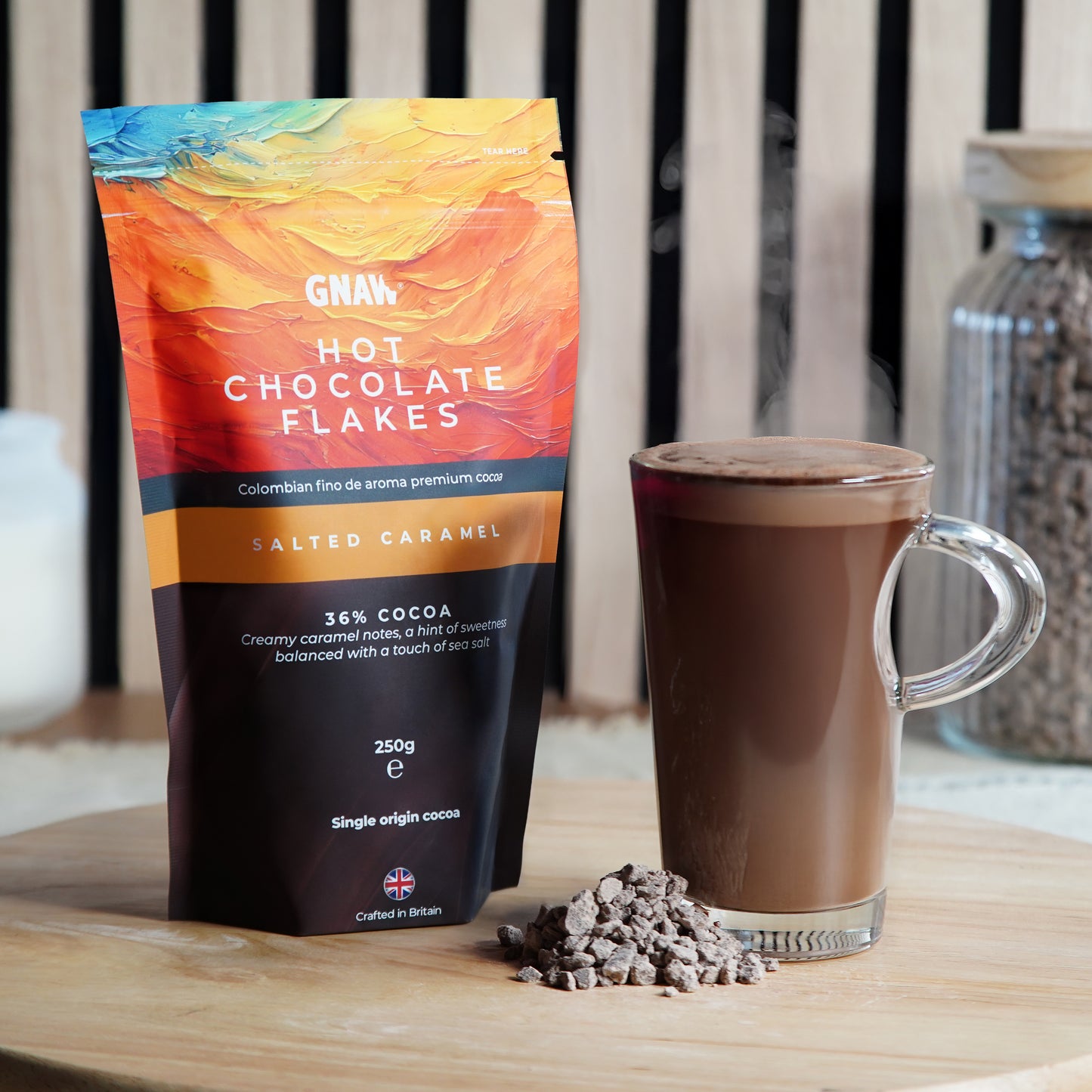 Gnaw - Salted Caramel Hot Chocolate Flakes