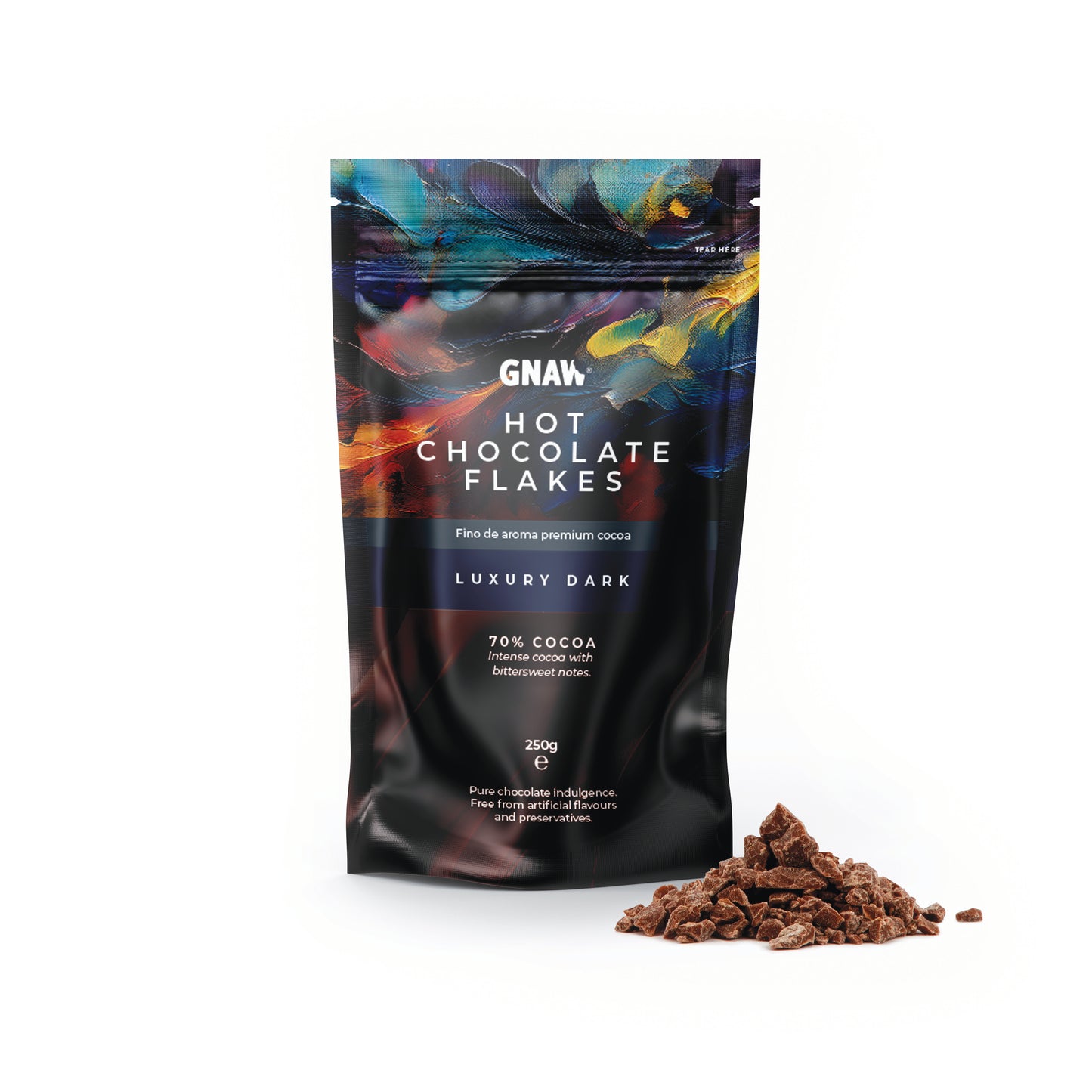 Gnaw - 70% Dark Chocolate Flakes