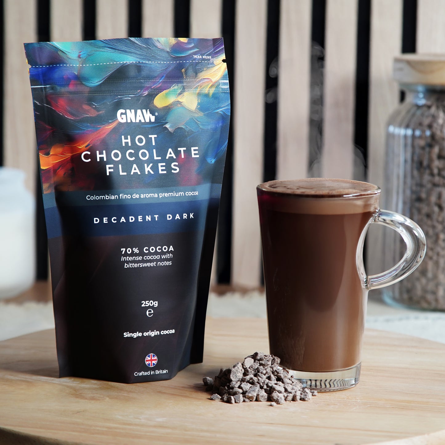 Gnaw - 70% Dark Chocolate Flakes