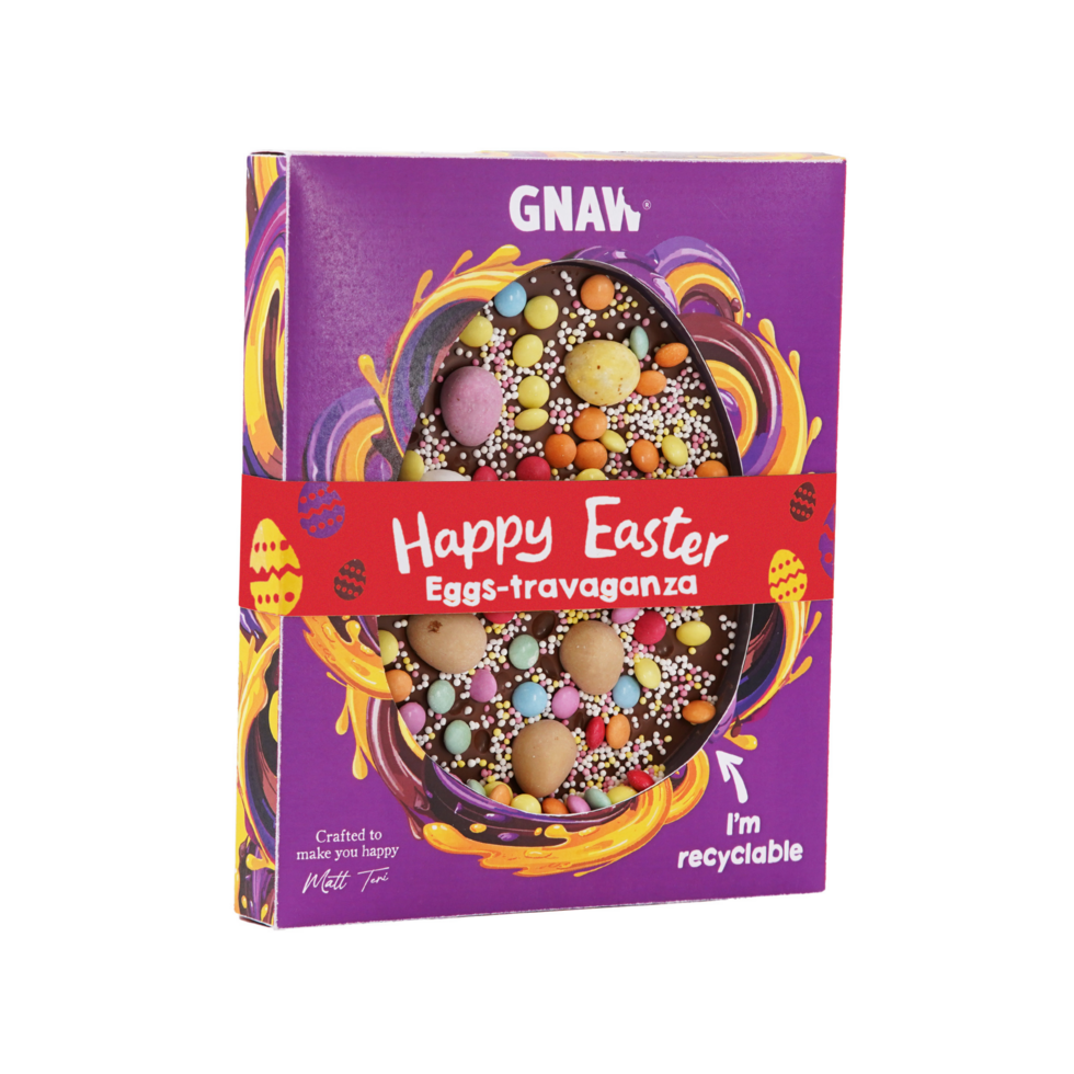 Gnaw - Eggs-Travaganza Chocolate Easter Egg