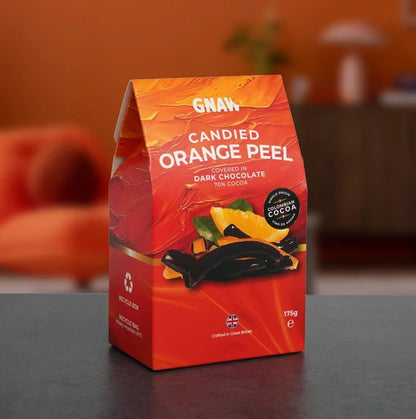 GNAW - 70% Dark Chocolate Orange Peel Bites