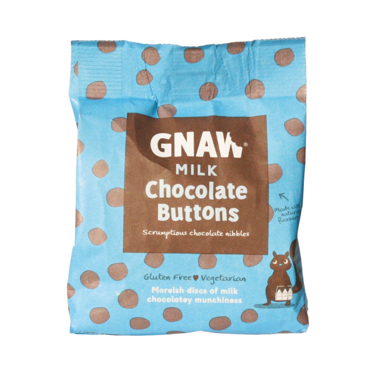 Gnaw Milk Chocolate Buttons - 150g