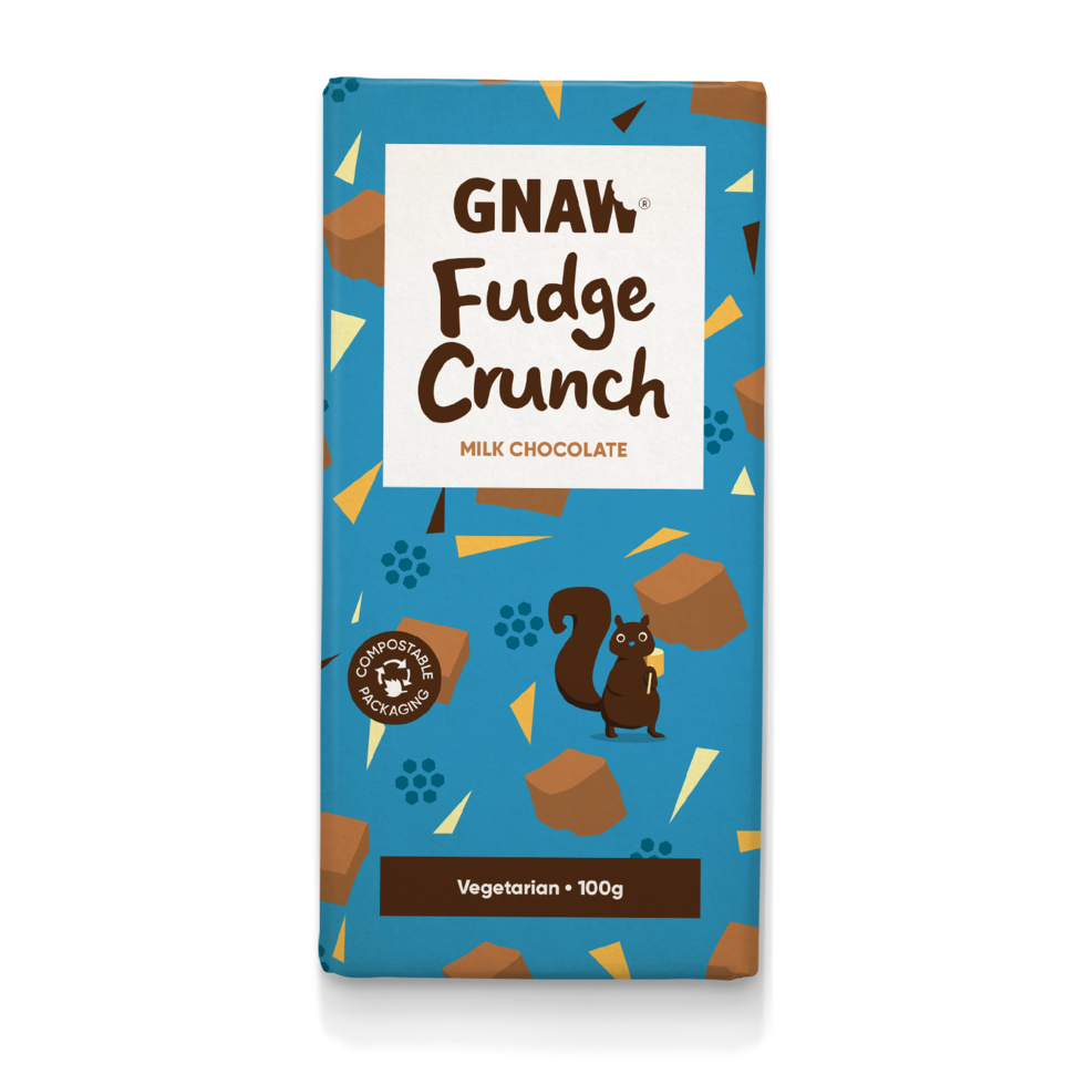 Gnaw Chocolate Fudge Crunch - 100g