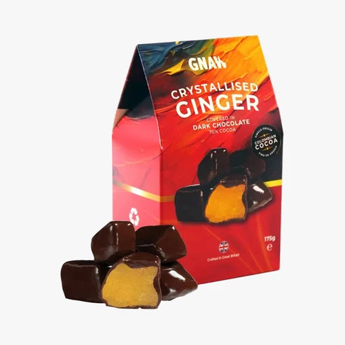 GNAW - 70% Dark Chocolate Ginger Bites
