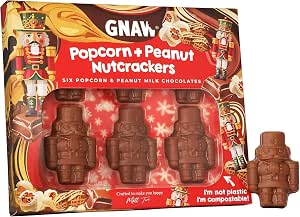 GNAW - Popcorn & Peanut Nutcrackers Christmas Gift Set