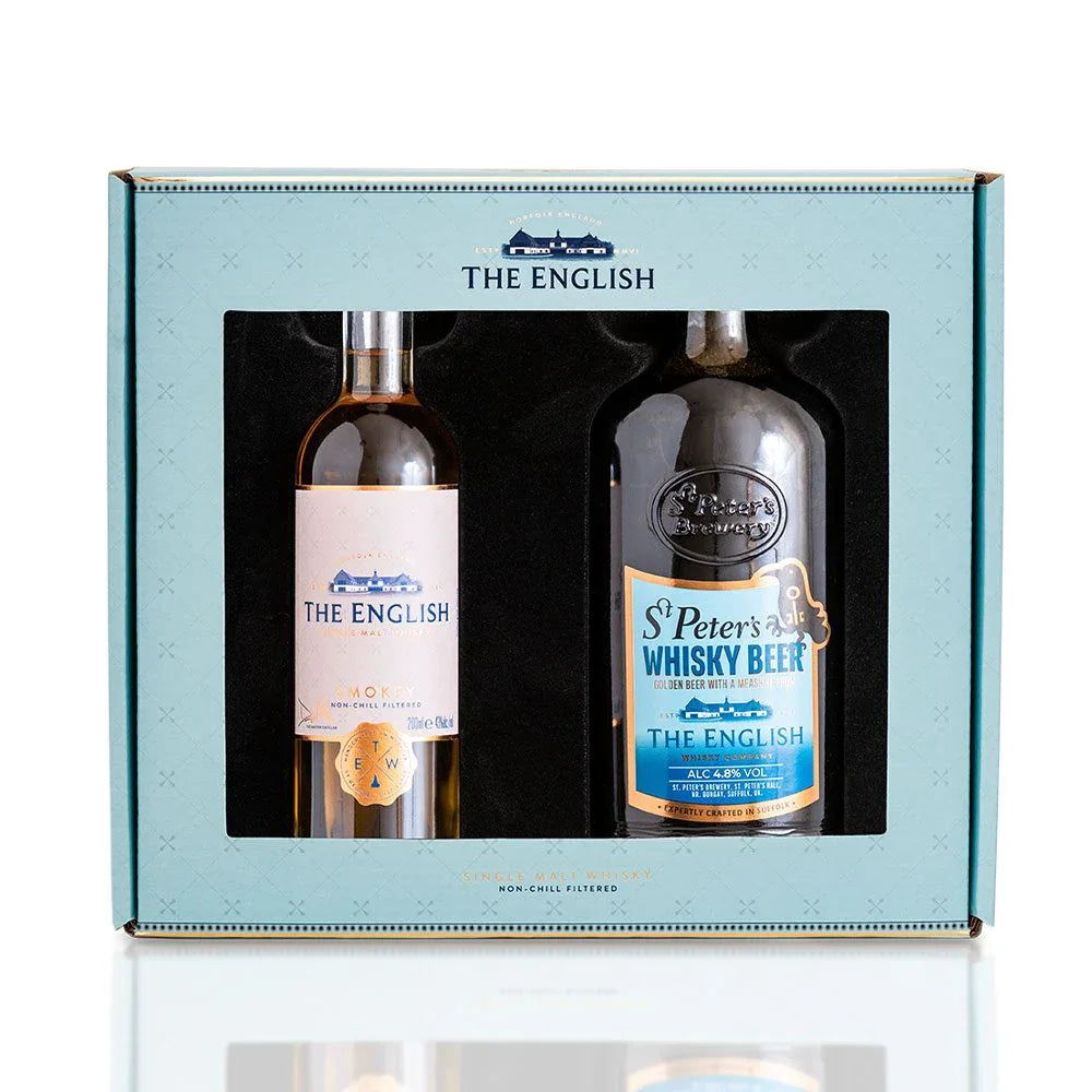 The English [Smokey Whisky & Whisky Beer] Gift Set