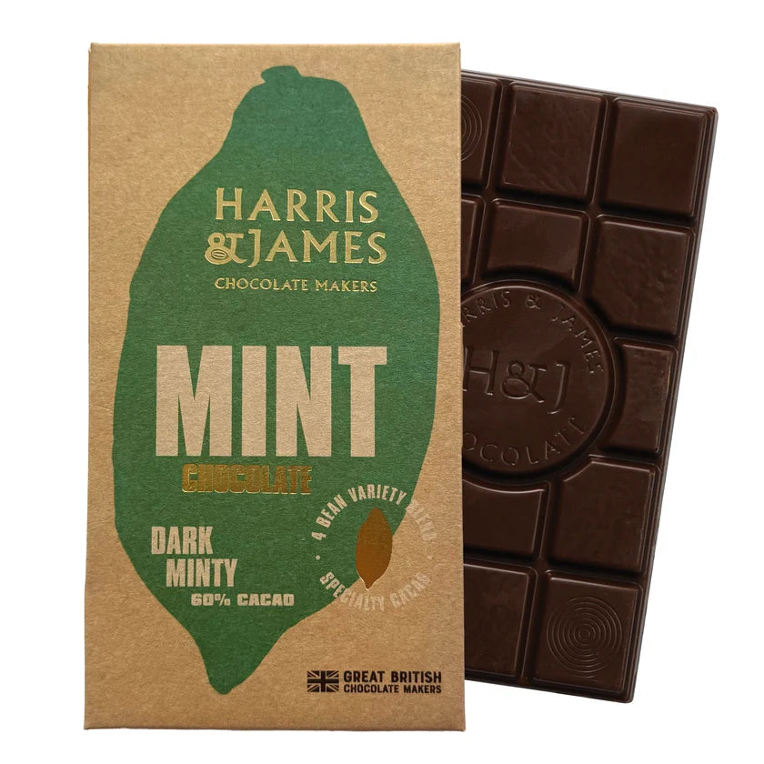 Harris & James - Mint Dark Chocolate Bar (60%)