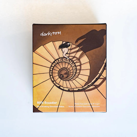 Darkroom - 80% Ecuador Drinking Choc Flakes 200g