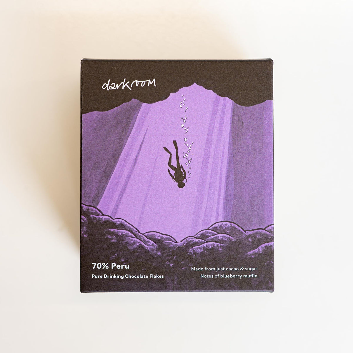 Darkroom - 70% Peru Drinking Chocolate Flakes 200g