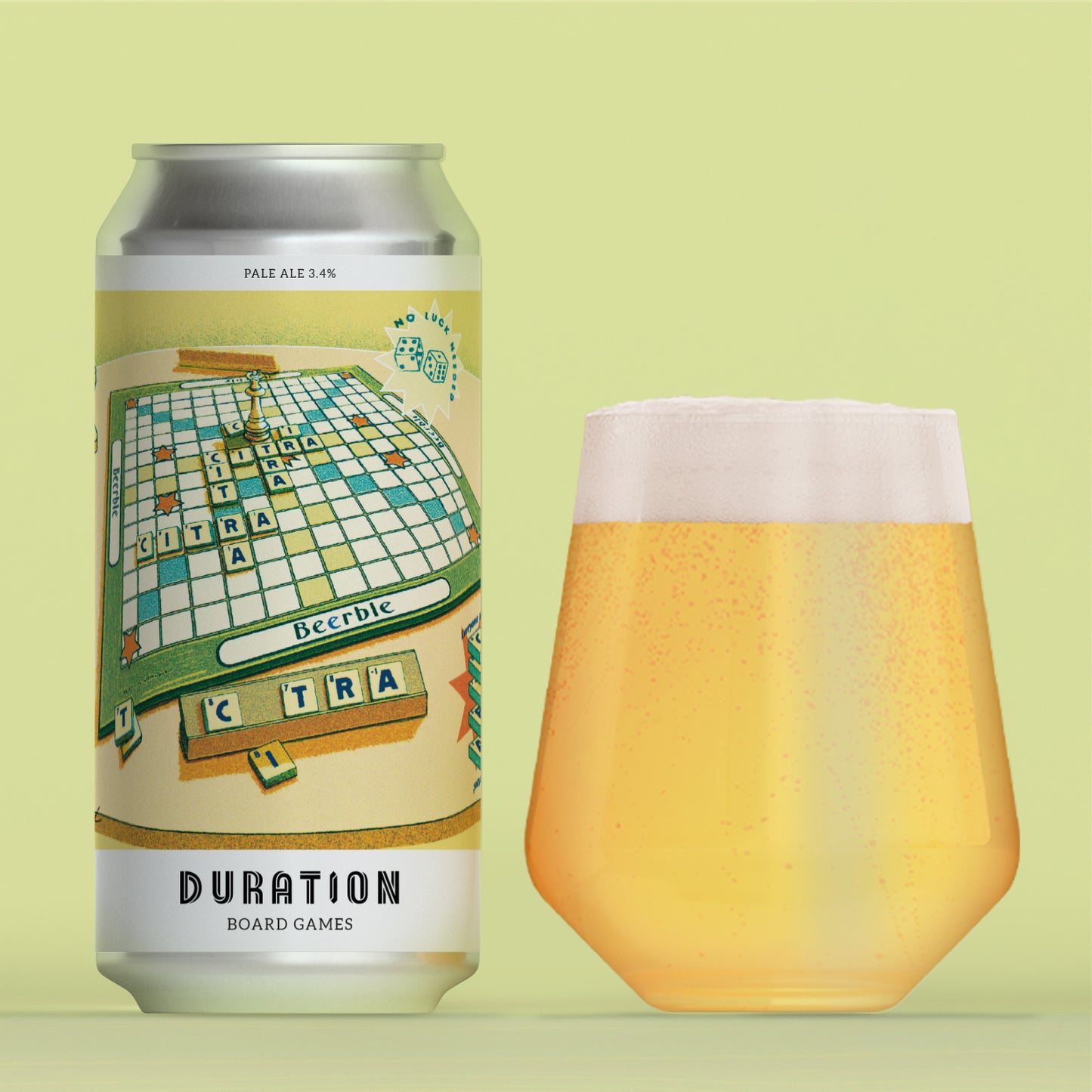 Duration - Board Games - 3.4% Session Pale 440ml