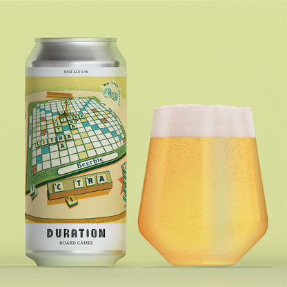 Duration - Board Games - 3.4% Session Pale 440ml