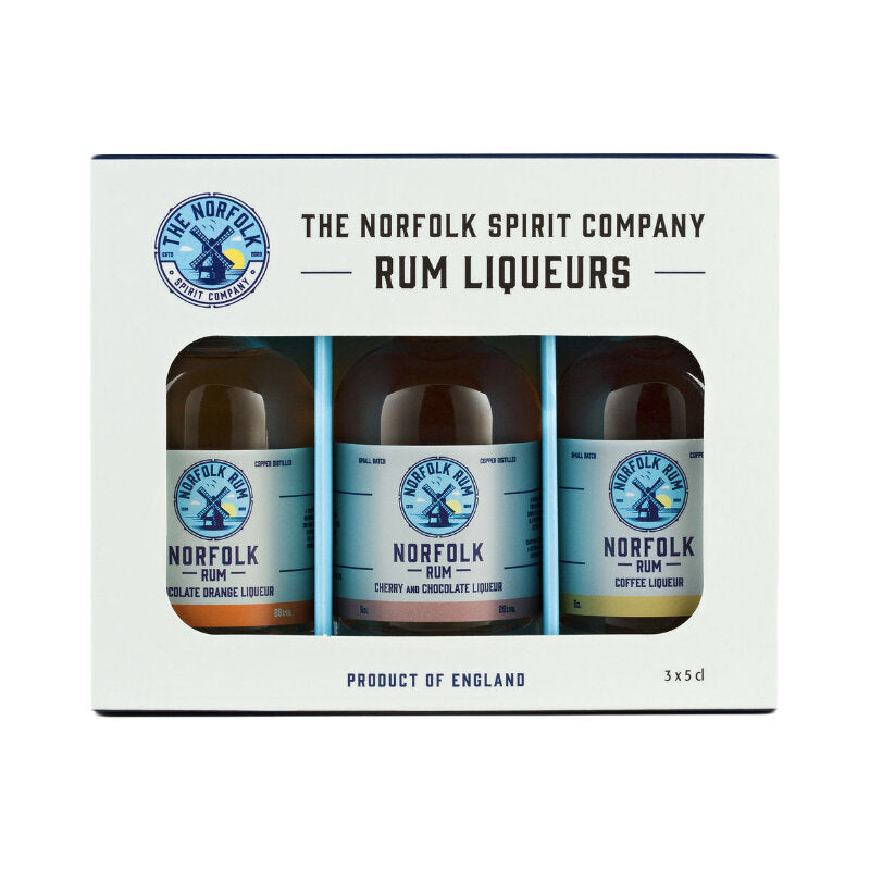 Norfolk Rum - 3 x 50ml LIQUEURS Gift Pack
