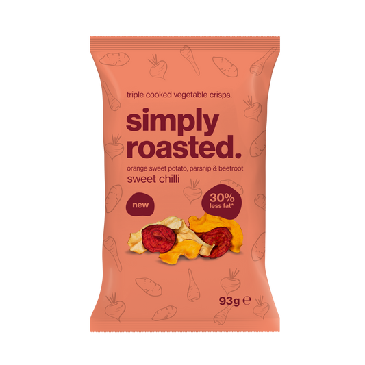 Simply Roasted Sweet Chilli Veg Crisps 93g Bag