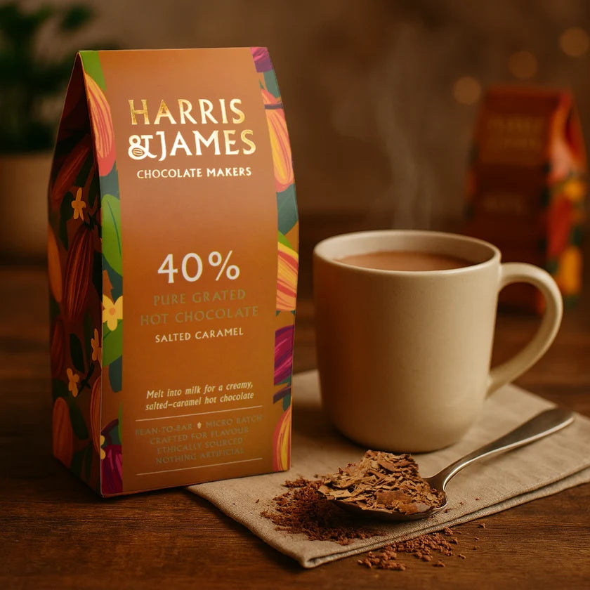 H&J - Pure Grated Salted Caramel Hot Chocolate 220g