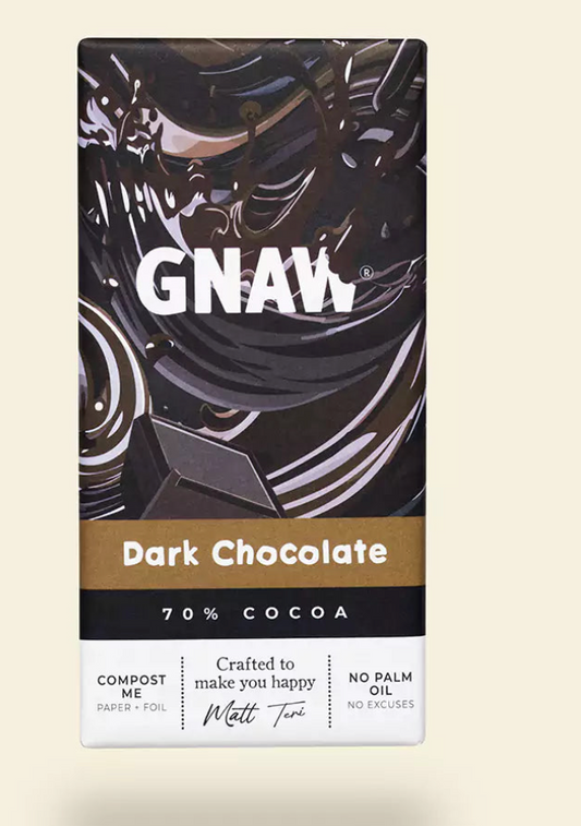 Gnaw 70% Dark Chocolate Bar (Vegan)