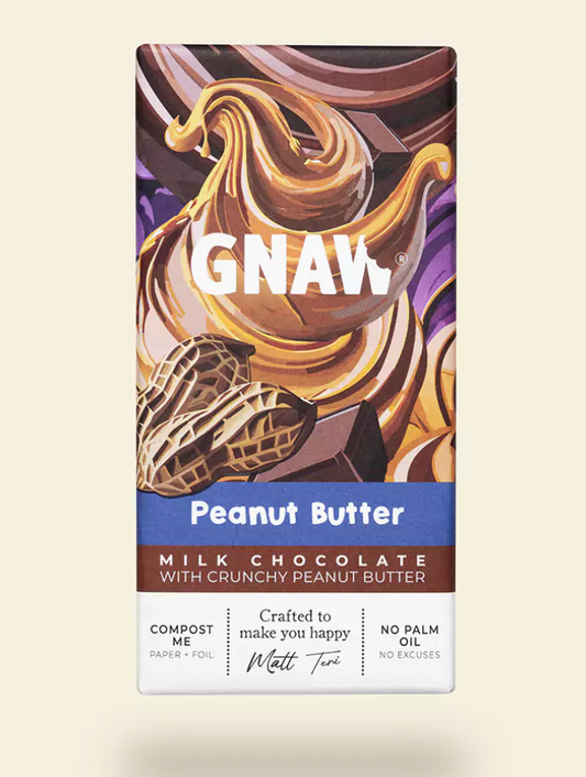 Gnaw Milk Chocolate Crunchy Peanut Butter Bar