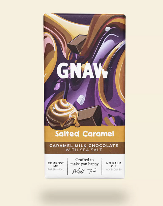 Gnaw Milk Chocolate Salted Caramel Bar
