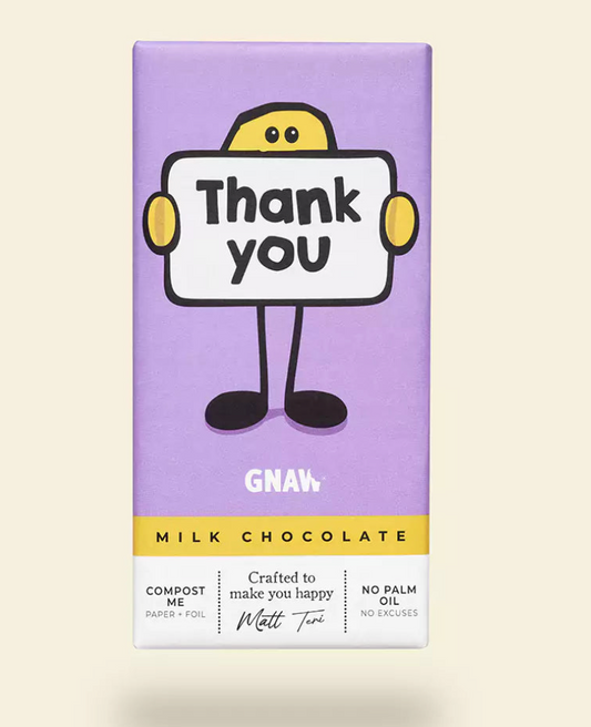 Gnaw Milk 'Thank You' Chocolate Bar