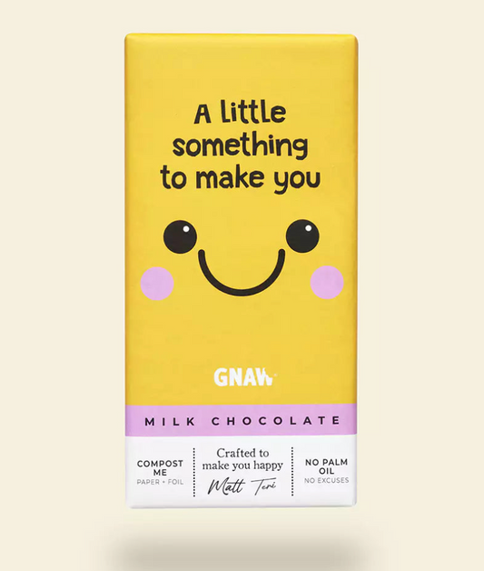 Gnaw Milk 'A Little Something to Make You Smile' Chocolate Bar