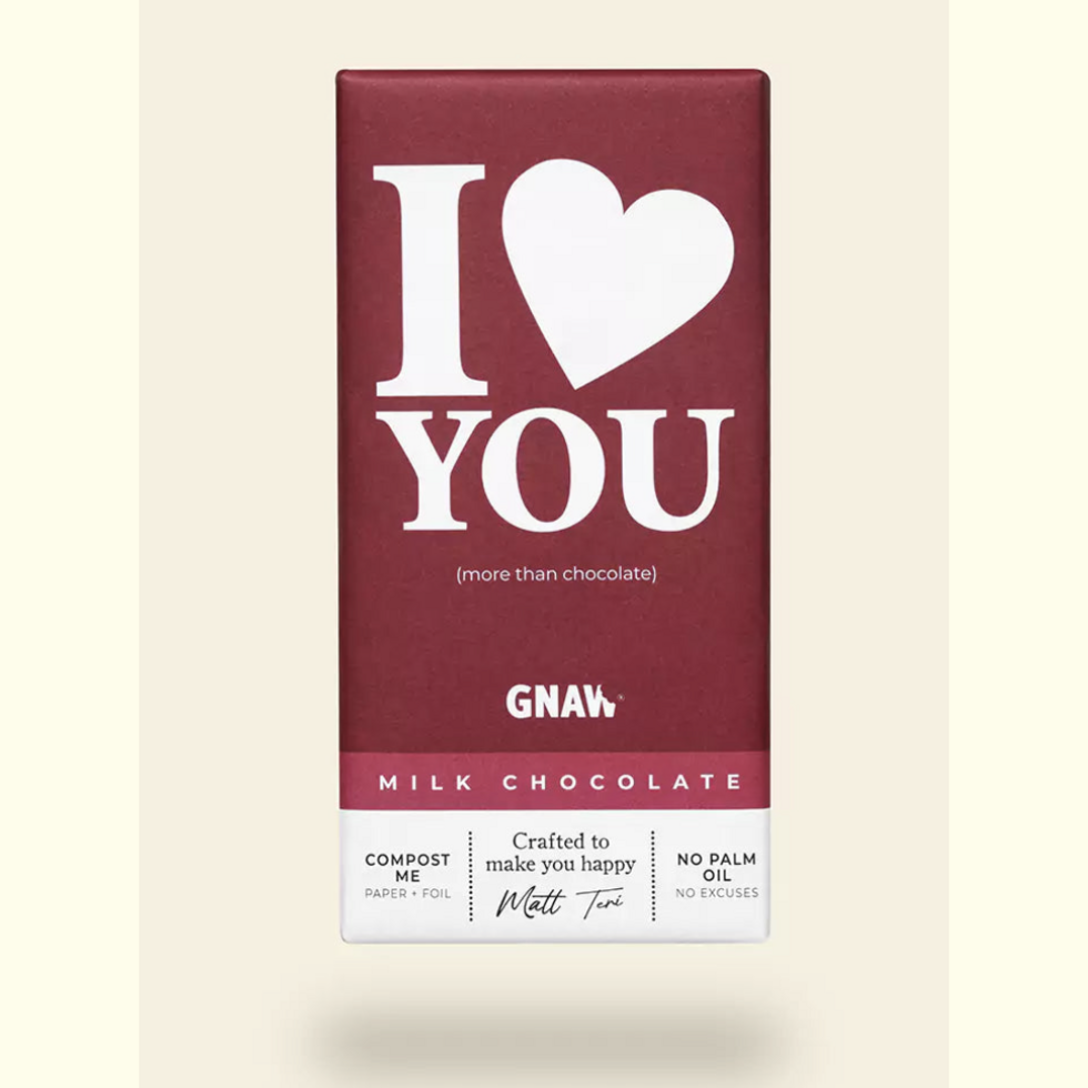 Gnaw Milk 'Love You Chocolots' Chocolate Bar
