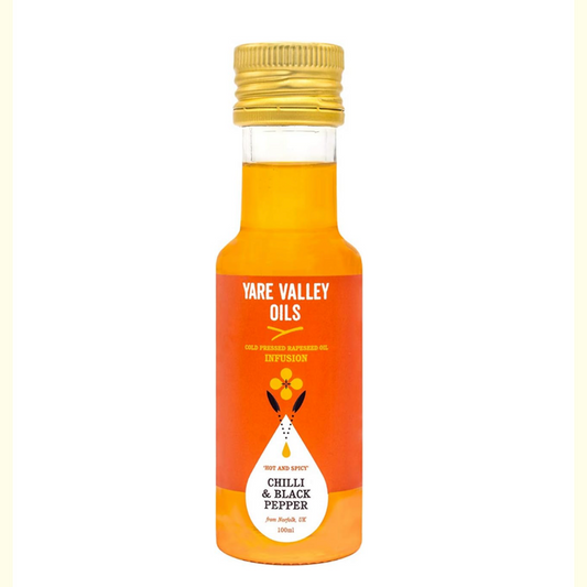 Yare Valley - 100ml Infused Oil Chilli & Black Pepper