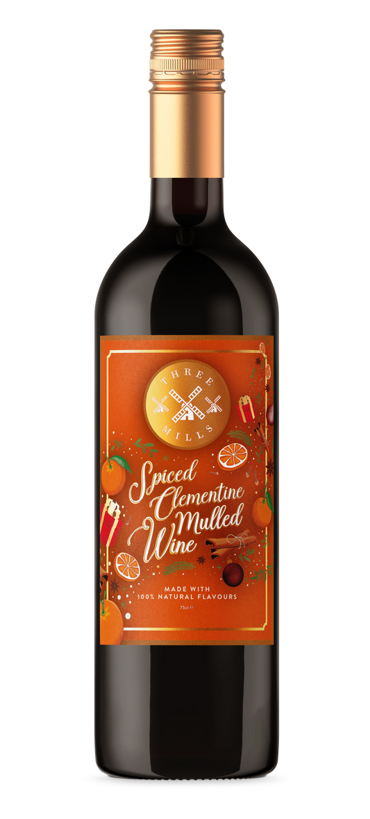Three Mills - Spiced Clementine Mulled Wine (5% ABV) - 750ml