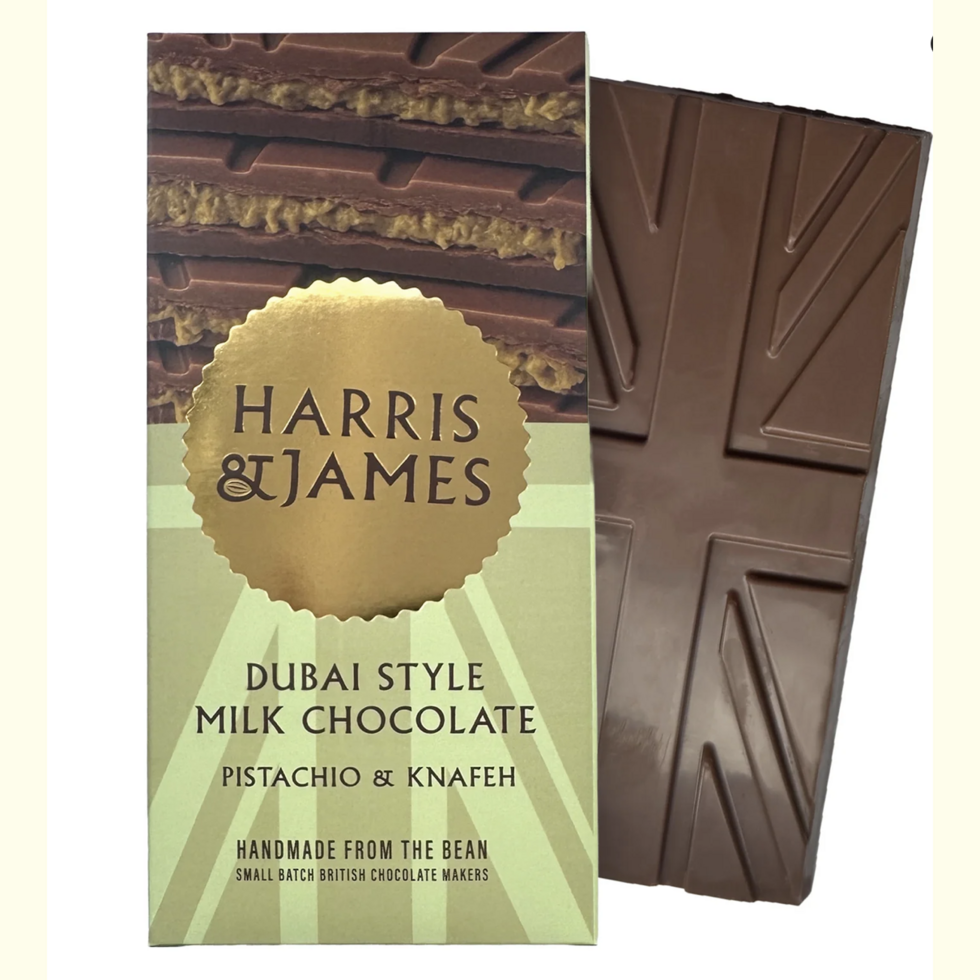 Harris & James - Dubai Style Chocolate Bar 100g