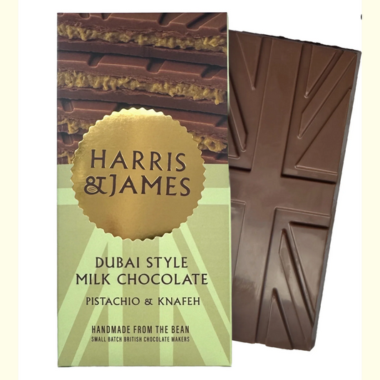 Harris & James - Dubai Style Chocolate Bar 100g