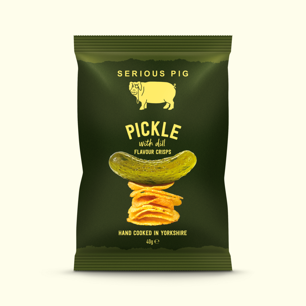 Serious Pig - Crisps Pickle Potato crisps 40g