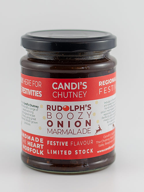 Candi's Rudolph's Boozy Onion Chutney 300g