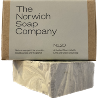 Activated Charcoal with Lime and Green Clay Soap