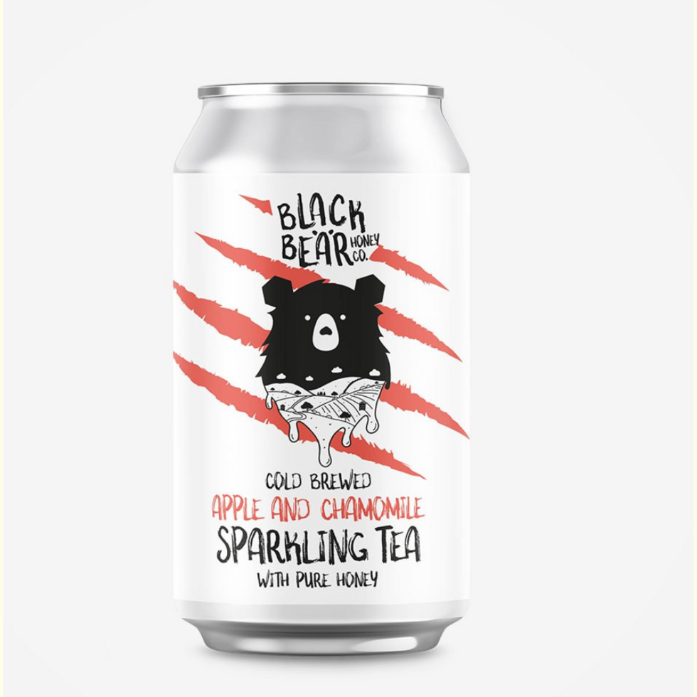 Black Bear Honey Co - Apple & Chamomile Sparkling Tea 250ml