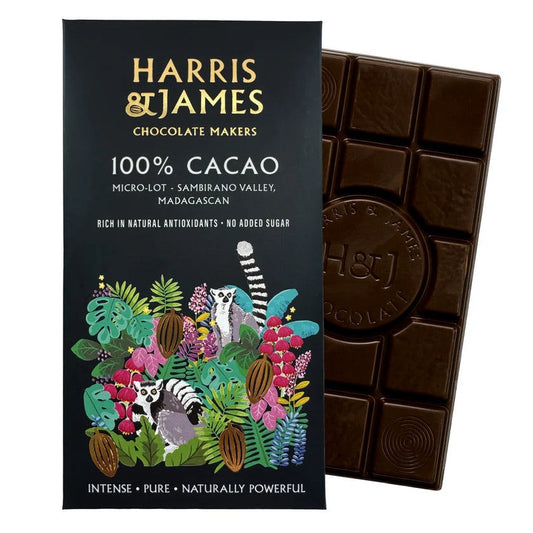 Harris & James - 100% Cocoa Sambirano Valley Madagascan Bar