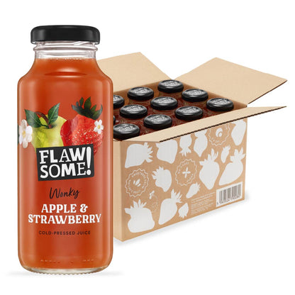 Flawsome - Apple & Strawberry - Bottle 250ml