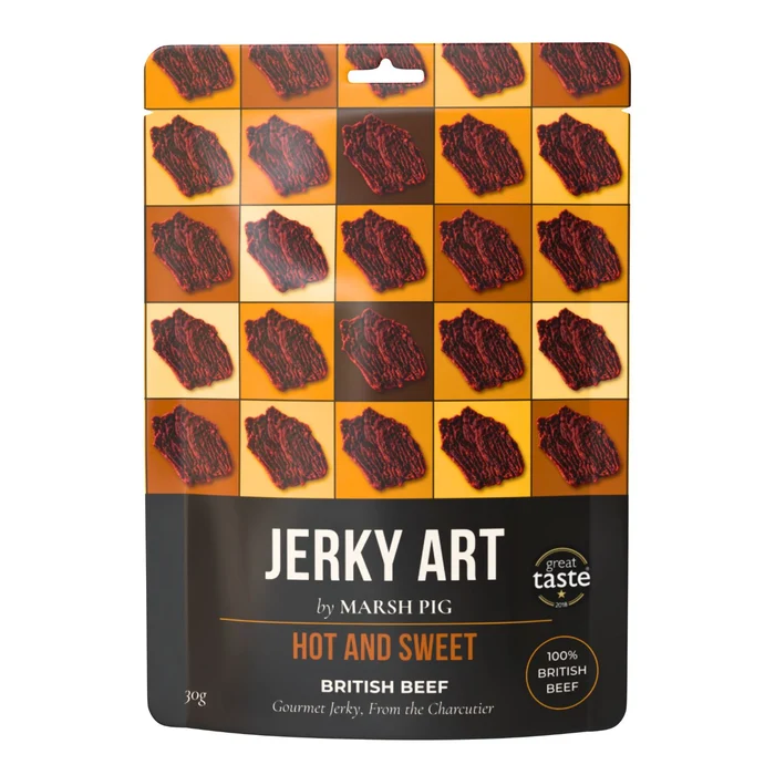 Marsh Pig - Hot & Sweet Beef Jerky 30g