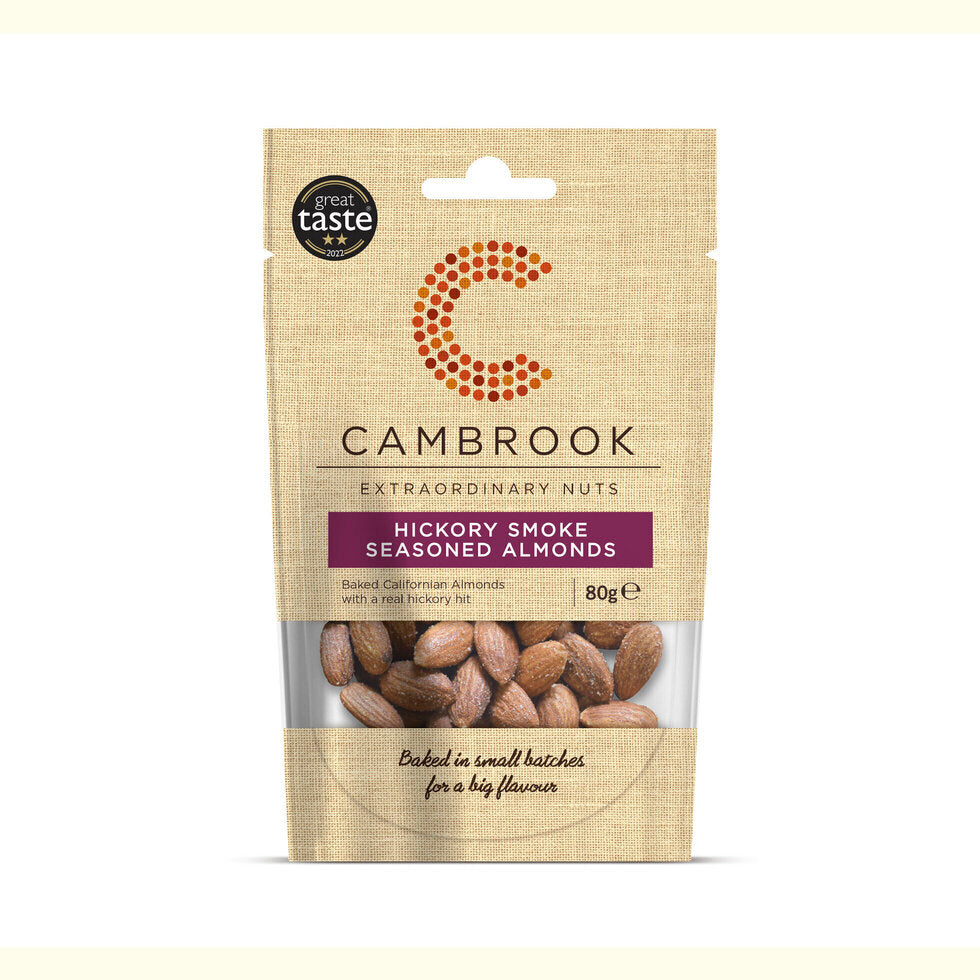 Cambrook - Baked Hickory Smoke Almonds 45g