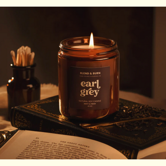 Blend & Burn Candle - Earl Grey