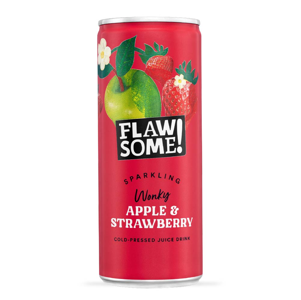 Flawsome - Apple & Strawberry - sparkling 250ml