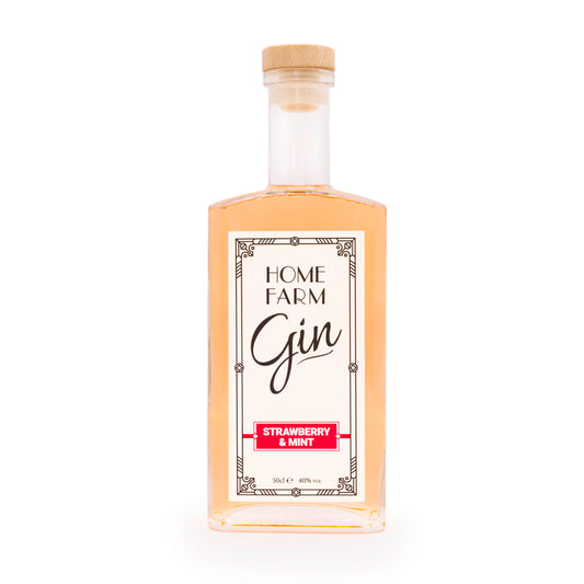Home Farm Gin - Strawberry and Mint Gin - 70cl