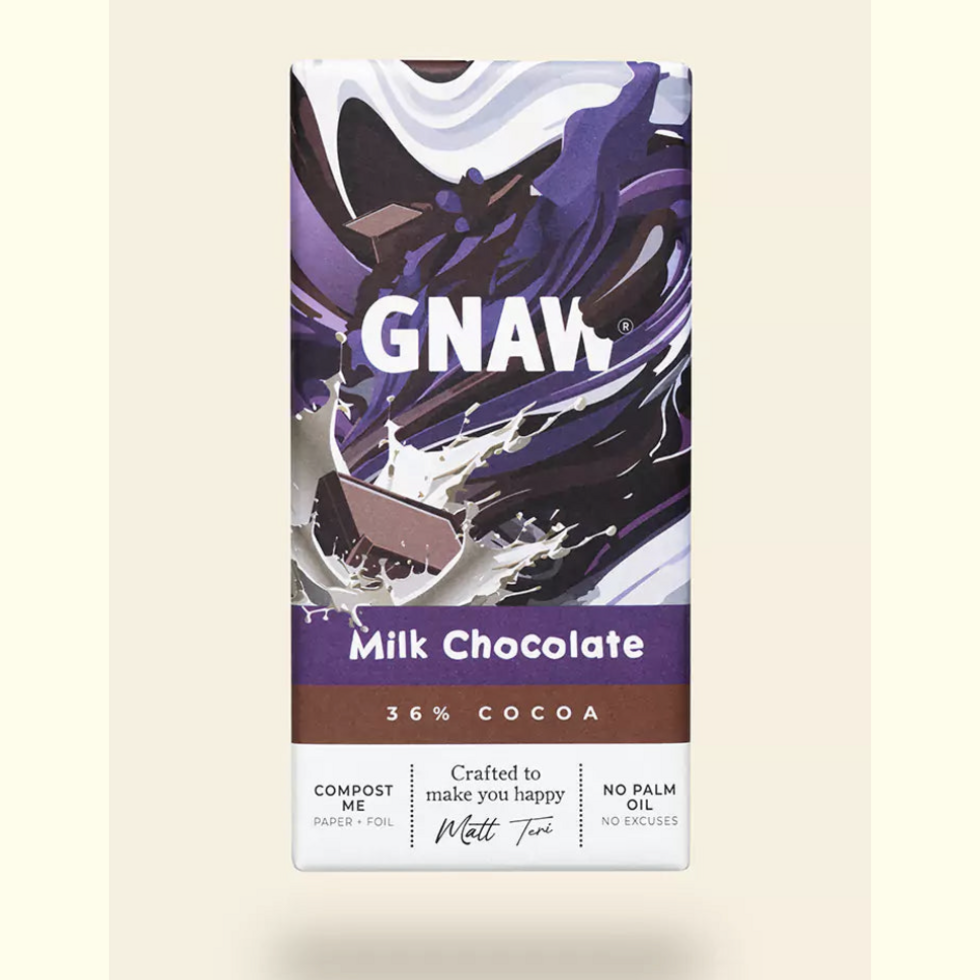 Gnaw Milk Chocolate Bar- 80g