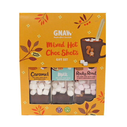 Gnaw - Mixed Hot Choc Shot Gift Set 6 x 120g