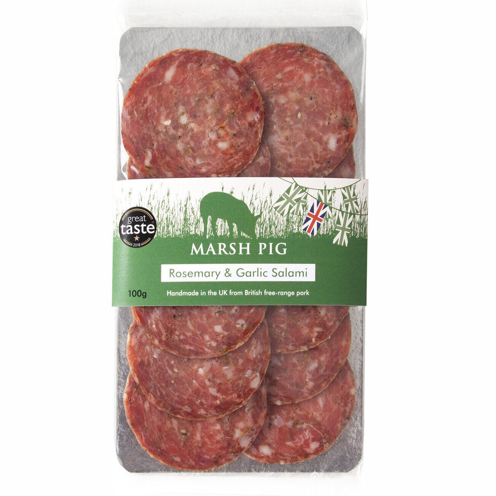 Marsh Pig - Salami [Sliced] Rosemary & Garlic