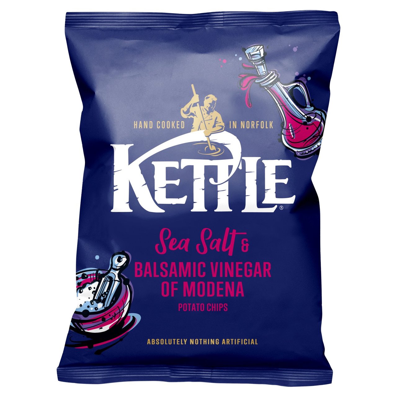 Kettle Foods - Sea Salt & Balsamic Vinegar of Modena Crisps - 130g