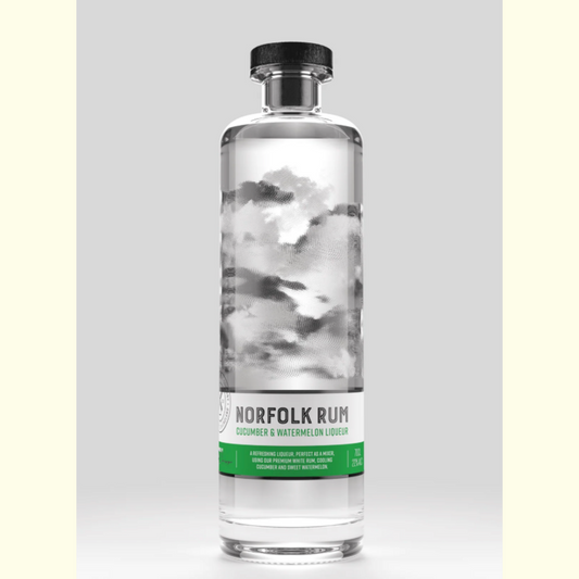 Norfolk Rum - Cucumber & Watermelon Liqueur -350ml