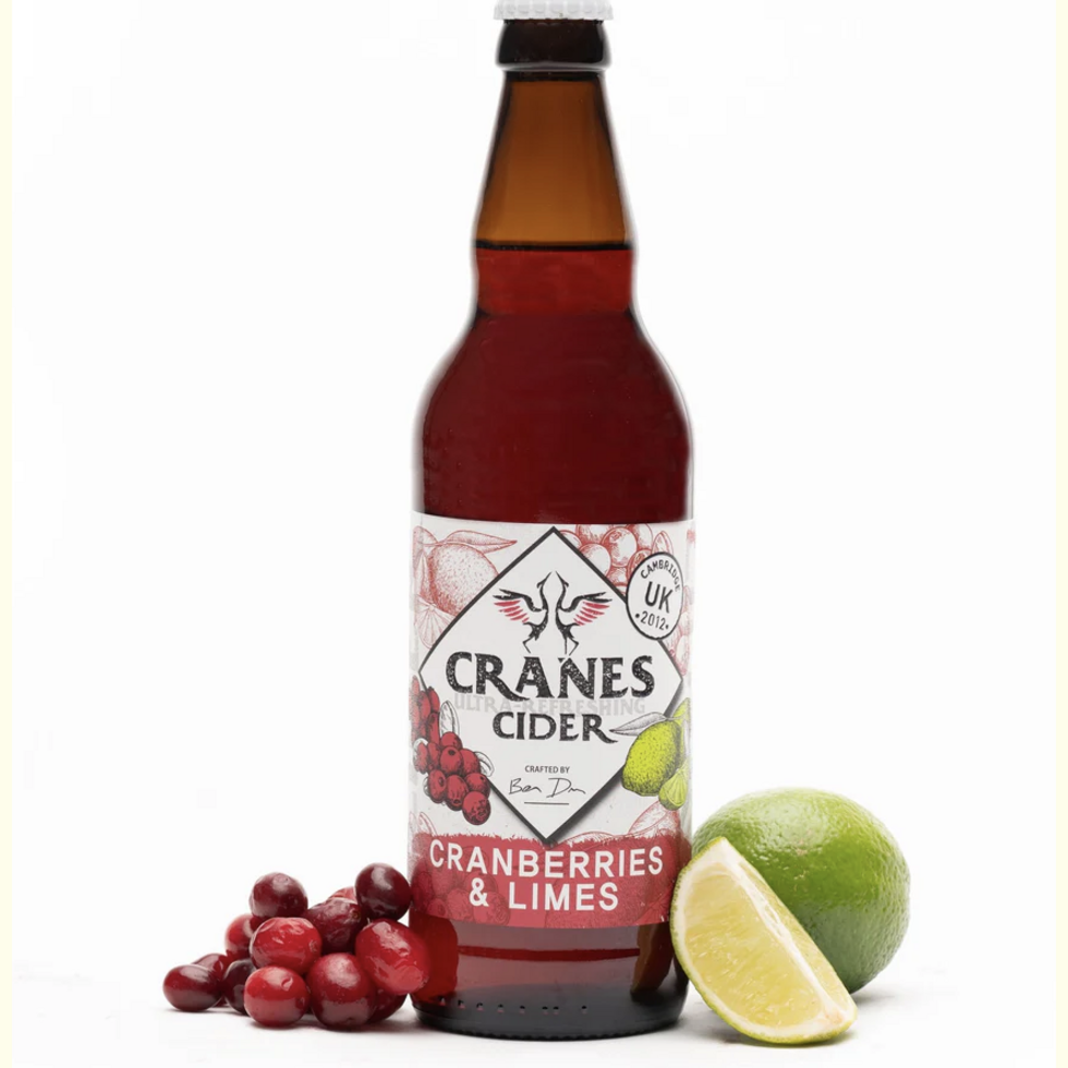 Cranes Cranberries & Limes Cider 3.4% 500ml
