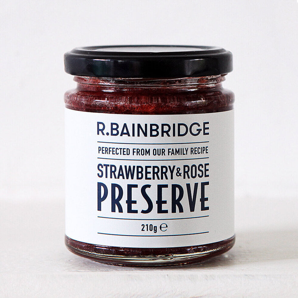 R. Bainbridge - Strawberry & Rose Preserve 210g