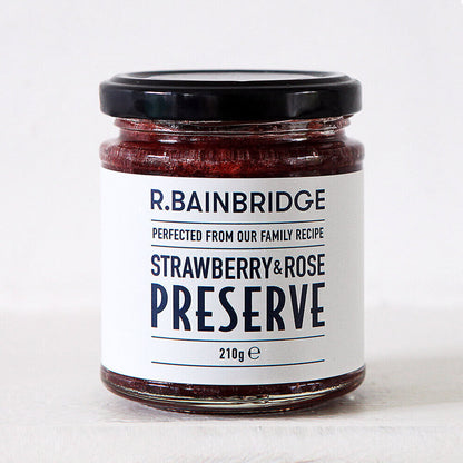 R. Bainbridge - Strawberry & Rose Preserve 210g