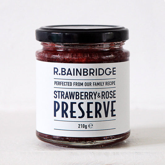 R. Bainbridge - Strawberry & Rose Preserve 210g