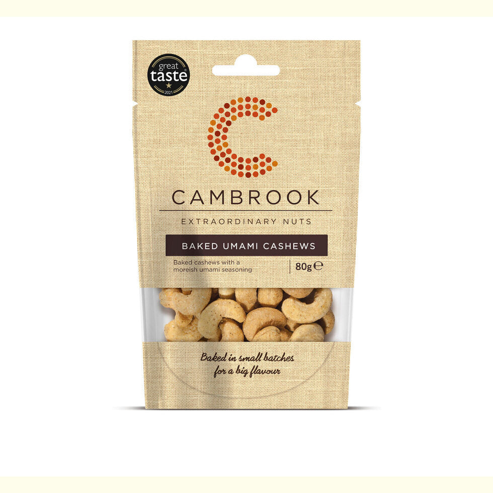 Cambrook - Baked Umami Cashews 80g